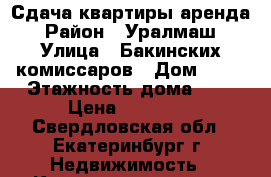 Сдача квартиры аренда › Район ­ Уралмаш › Улица ­ Бакинских комиссаров › Дом ­ 40 › Этажность дома ­ 2 › Цена ­ 16 000 - Свердловская обл., Екатеринбург г. Недвижимость » Квартиры аренда   